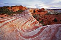 Red sandstone rock formation, Valley of Fire State