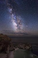 Milky Way over McWay Falls, Julia Pfieffer Burns S