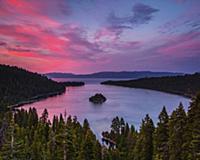 Dawn at Emerald Bay, Lake Tahoe, California