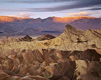 Zabriskie Point at sunrise, Death Valley National 