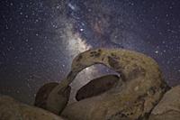 Milky Way and Mobius Arch, Mount Whitney, Alabama 