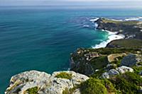 View of Cape Point, Cape Peninsular, South Africa,