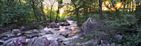 Purple rock is catlinite or pipestone used by Nati