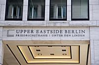 Germany, Berlin, Mitte, New York influenced sign r