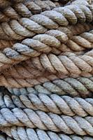 England, Bristol, Coiled rope on the SS Great Brit