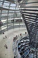 Germany, Berlin, Mitte, Reichstag building with gl