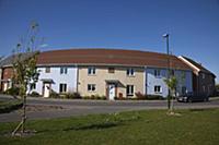 England, West Sussex, Felpham, New terraced housin