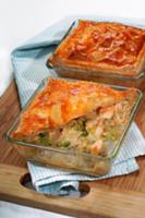 Сочный пирог с грудкой индейки