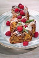 Банановый кекс с орехами
