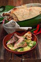 Гусь, фаршированный картофелем