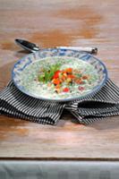 Кефирный суп с овощами
