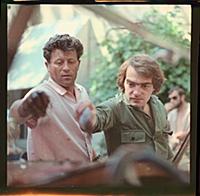 Съемки фильма «Раба любви», 1975. На фото: Алексан