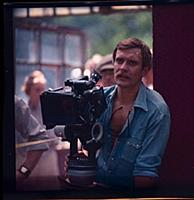 Съемки фильма «Раба любви», 1975. На фото: Никита 