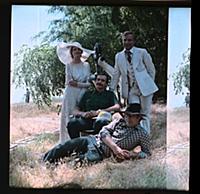 Съемки фильма «Раба любви», 1975. На фото: Никита 