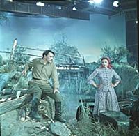 Кадр из фильма «Три встречи», (1948). На фото: Бор