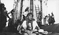 Кадр из фильма «Андрей Рублев», (1966-1969). На фо