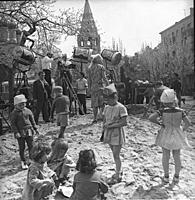 Съемки фильма «Фокусник», (1967)