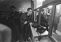 Рабочий момент на съемках фильма «Вокзал для двоих