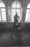 Рабочий момент на съемках фильма «Вокзал для двоих