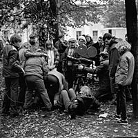 Съемки фильма «Чучело», (1983).