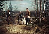 Кадр из фильма «Свадьба с приданым», (1953). На фо