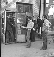 Съемки фильма «Поворот», (1978). На фото: Олег Янк