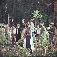 Съемки фильма «Мой ласковый и нежный зверь», (1978