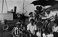 Съемки фильма «Броненосец «Потемкин», (1925).