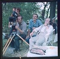 Съемки фильма «Раба любви», (1975).