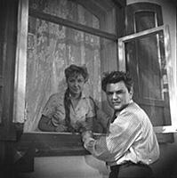 Кадр из фильма «Сережа», (1960). На фото: Сергей Б