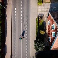 Фотографии беспилотника с улиц Литвы