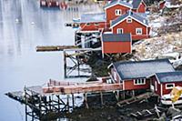 Fishing huts, Reine, Lofoten, Norway