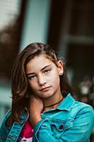 Portrait of young girl