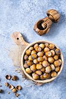 Unshelled hazelnuts
