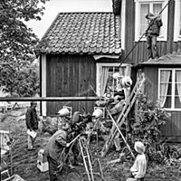 ARKIV 1963-07-17
Filmregissцren Olle Hellbom (t.h