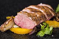 Magret de canard a l'orange