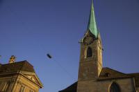 Цюрих (Zurich), Швецария. На фото - церковь Фраумю