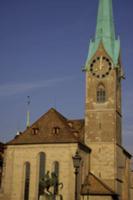 Цюрих (Zurich), Швецария. На фото - церковь Фраумю