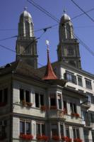 Цюрих (Zurich), Швецария. На фото - старинный дом 