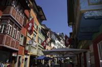 Цюрих (Zurich), Швецария. На фото - переулок Авгус