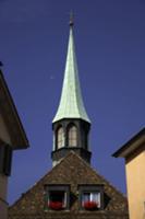 Цюрих (Zurich), Швецария. На фото - один из домов 