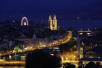 Цюрих (Zurich), Швецария. На фото - вид на город и