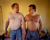 Молодежь России. На фото - Стас слева и его брат М