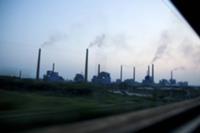 Поезд для сезонных рабочих, едущих на уборку хлопк