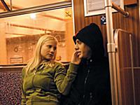 Фоторепортаж о пассажирах немецкого метро, Берлин,