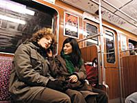 Фоторепортаж о пассажирах немецкого метро, Берлин,
