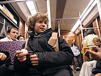 Фоторепортаж о пассажирах немецкого метро, Берлин,
