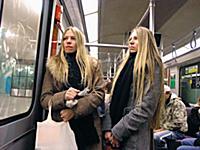 Фоторепортаж о пассажирах немецкого метро, Берлин,