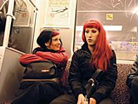 Фоторепортаж о пассажирах немецкого метро, Берлин,