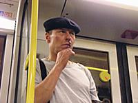 Фоторепортаж о пассажирах немецкого метро, Берлин,